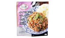 タイの台所 タイで食べた　ラープセット（スパイシーひき肉サラダ）